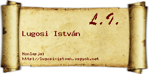 Lugosi István névjegykártya